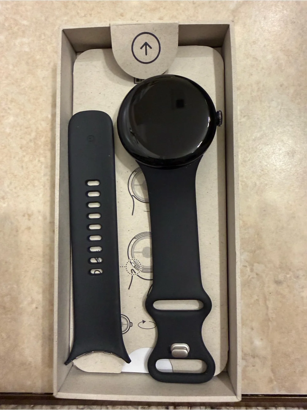 Google Pixel Watch 3, 45mm (with Fitbit) - Black
